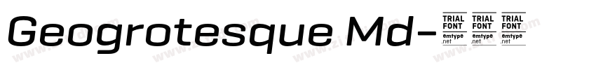 Geogrotesque Md字体转换